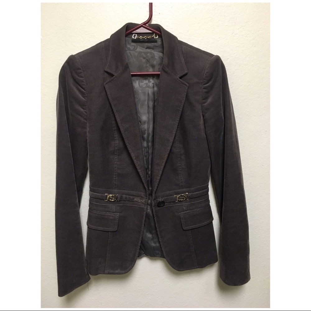 - Gucci Blazer in a Pretty Grey color